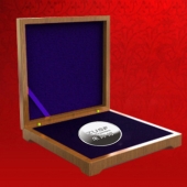 2011年11月：金銀幣定做廠家制作江西朱師傅純銀紀念章