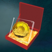 2014年7月：深圳金賽銀并購基金公司上市純金銀紀(jì)念盤定做