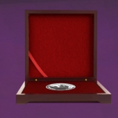 2014年8月：青溪中學同學聚會留念定制純銀紀念幣