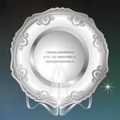 2014提11月：制作深圳金溢股份公司上市紀(jì)念盤(pán)純銀銀盤(pán)制作