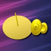 2015年3月定制　中經(jīng)萬(wàn)達(dá)千足金徽章制作、黃金徽章制作