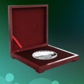 2016年1月制作　廣東金豪漾公司100克純銀銀質(zhì)獎牌制作