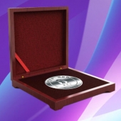 2016年11月　廣州定制　優(yōu)笙公司優(yōu)生云定制純銀紀念幣