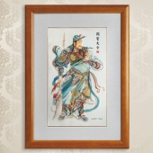 武圣關帝浮雕純銀銀畫批發(fā)個性定制零售定做銀畫