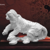 十二生肖虎純銀擺件、純銀十二生肖銀紀念品制品